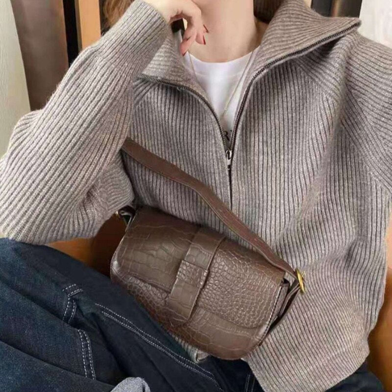 ElenasVest | Women's Knitted Vest-Black Cardigan-One size fits all-State of Style