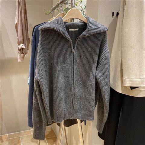 ElenasVest | Women's Knitted Vest-Dark Grey Cardigan-One size fits all-State of Style