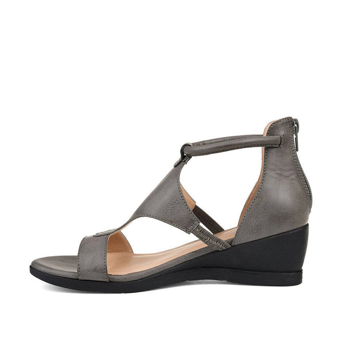 ElevateStyle Sandals | Women's Sandals with Elevated Heel and Ankle Strap Design-Black-3.0-State of Style