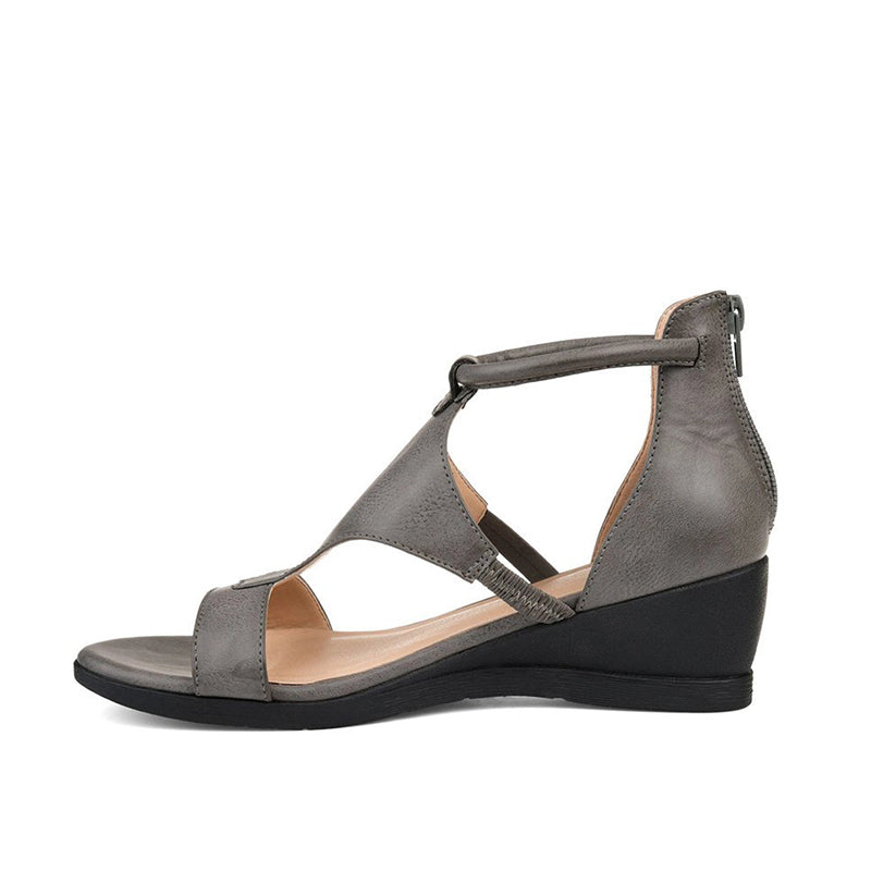 ElevateStyle Sandals | Women's Sandals with Elevated Heel and Ankle Strap Design-Black-3.0-State of Style