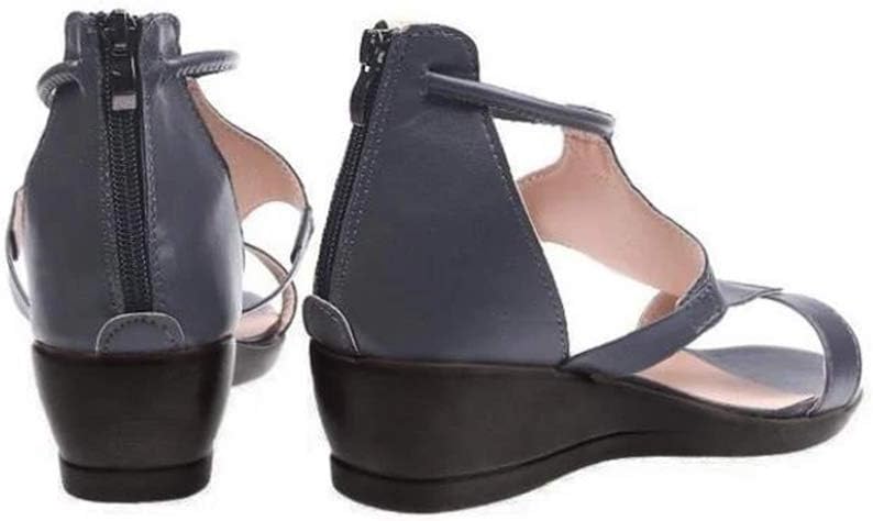 ElevateStyle Sandals | Women's Sandals with Elevated Heel and Ankle Strap Design-Black-3.0-State of Style