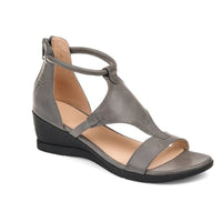 ElevateStyle Sandals | Women's Sandals with Elevated Heel and Ankle Strap Design-Grey-3.0-State of Style