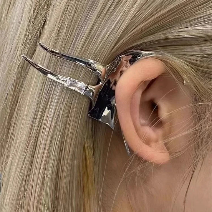 Elf Wing Silver Earring - Elysia-State of Style