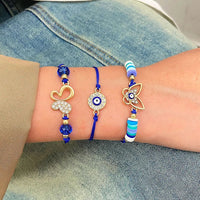 Elif Evil Eye Couple Bracelets-Butterfly-State of Style