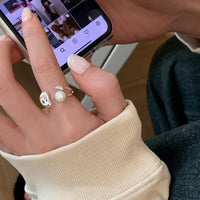 Elin Adjustable Pearl Pod Ring-State of Style