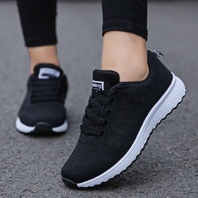 ElinaSneaks | Women's Sneakers-Black-4.5-State of Style