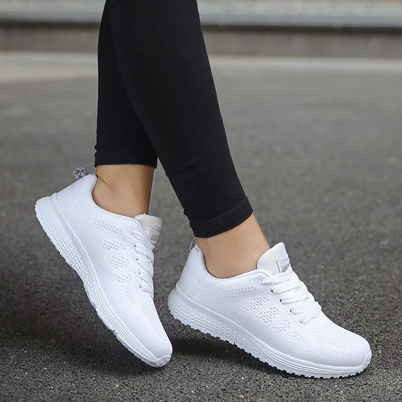 ElinaSneaks | Women's Sneakers-White-4.5-State of Style