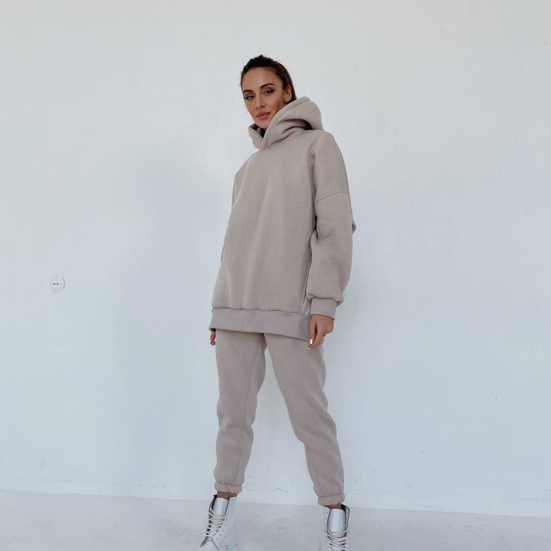 ElinesSuit | Women's Tracksuit-Apricot-S-State of Style