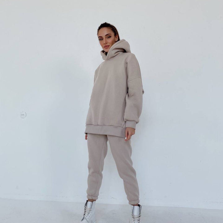 ElinesSuit | Women's Tracksuit-Apricot-S-State of Style