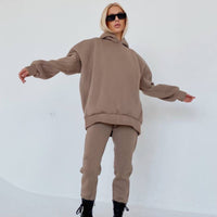 ElinesSuit | Women's Tracksuit-Coffee-S-State of Style