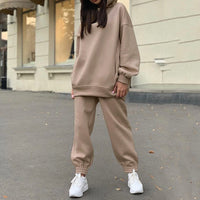 ElinesSuit | Women's Tracksuit-Coffee-S-State of Style
