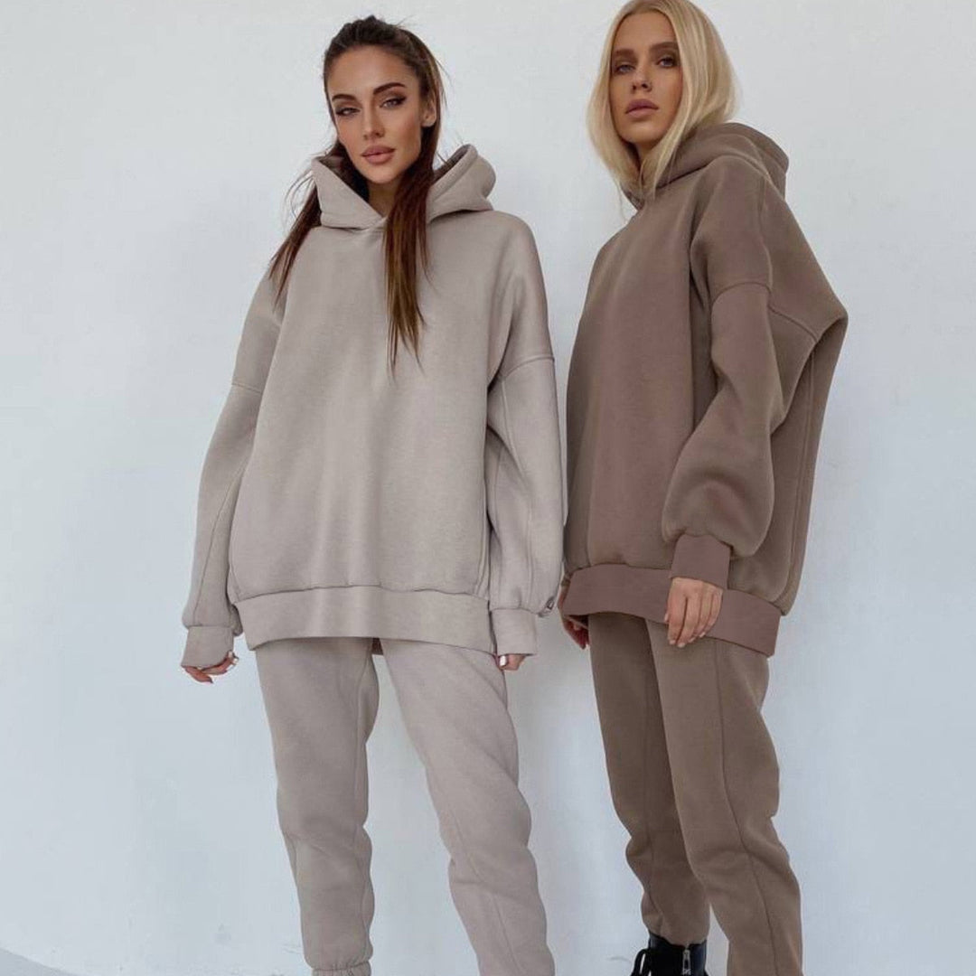 ElinesSuit | Women's Tracksuit-Coffee-S-State of Style
