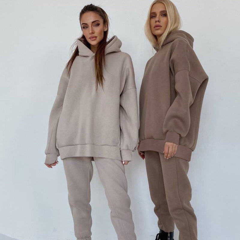 ElinesSuit | Women's Tracksuit-Coffee-S-State of Style