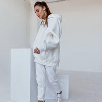 ElinesSuit | Women's Tracksuit-White-S-State of Style