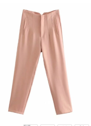 Elisa | Elegant Women's Trousers-Apricot-XS-State of Style