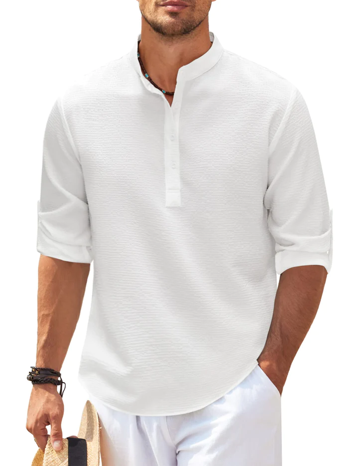 Elite Casual Men's Shirt - Urban Style-White-M-State of Style