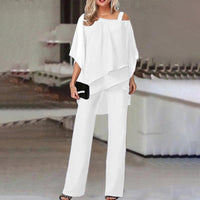 Eliza Trendy 2-Piece Women's Outfit-White-S-State of Style