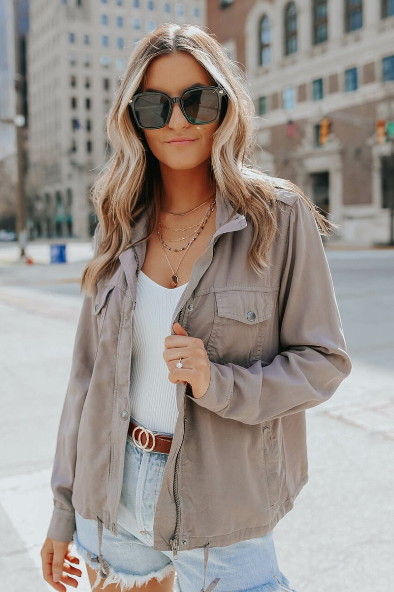 Eliza's Jacket | Stylish and Comfortable Women's Jacket-Navy Blue-S-State of Style