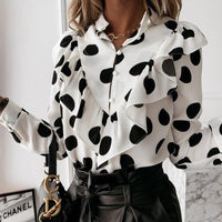 EllensBlouse | Women's Blouse-Black and White-S-State of Style
