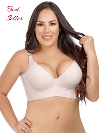 EllesBra | Deep Cup Bra for Women-Beige-10-B-State of Style