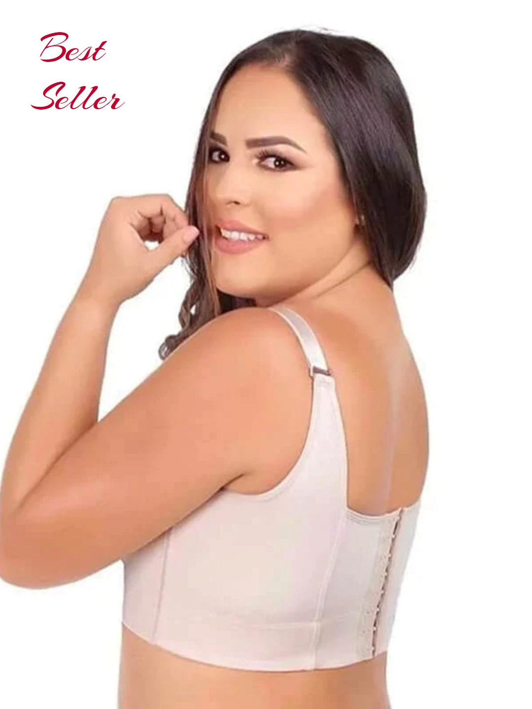 EllesBra | Deep Cup Bra for Women-Beige-10-B-State of Style