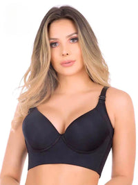 EllesBra | Deep Cup Bra for Women-Black-10-B-State of Style