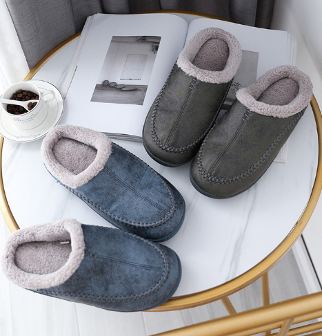 EllesSlippers | Men's Slippers-Grey-8.0-State of Style