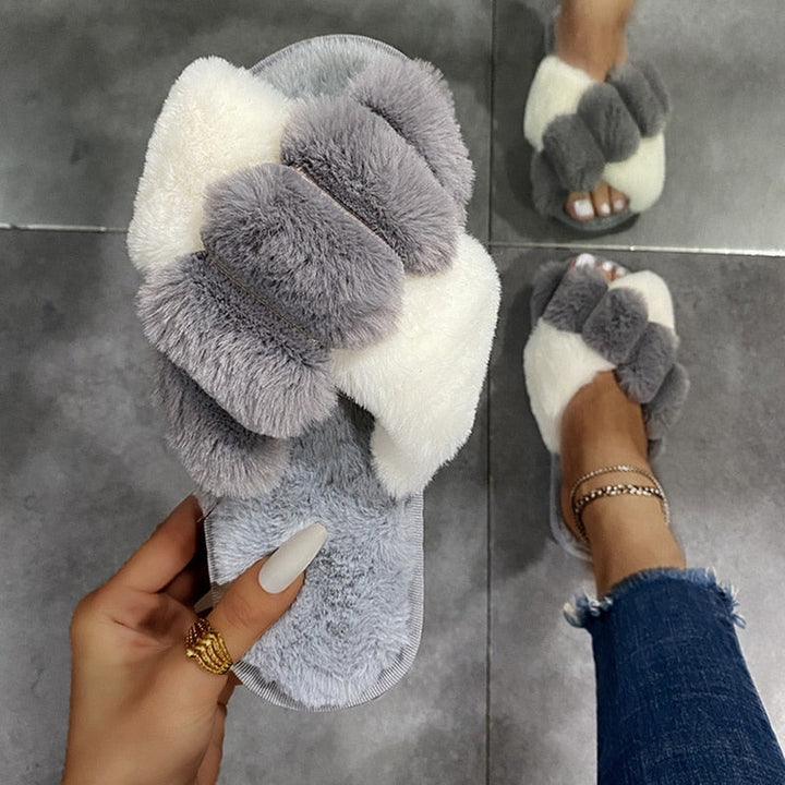 EllesSlippers | Women's Slippers-Grey-5.0-6.0-State of Style