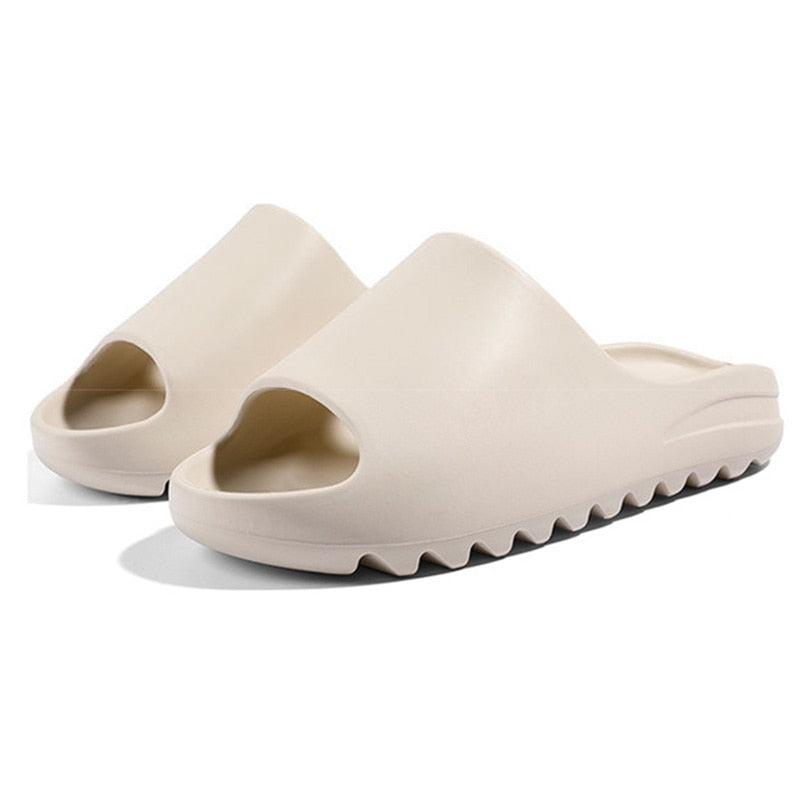 ElliesSlippers | Yeezy-Style Slippers for Women-Beige-5.0-6.0-State of Style