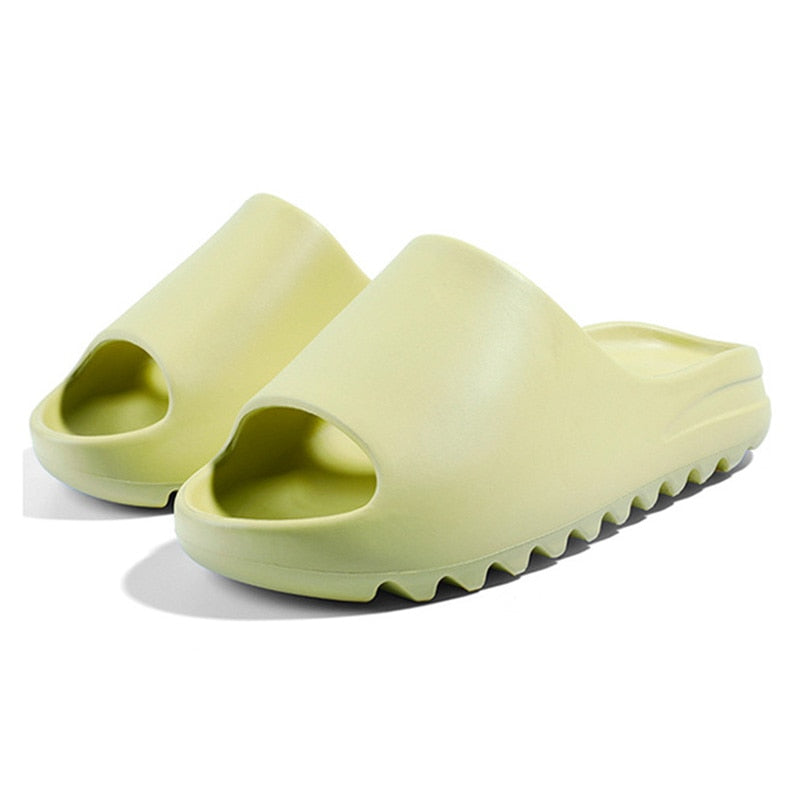 ElliesSlippers | Yeezy-Style Slippers for Women-Green-5.0-6.0-State of Style