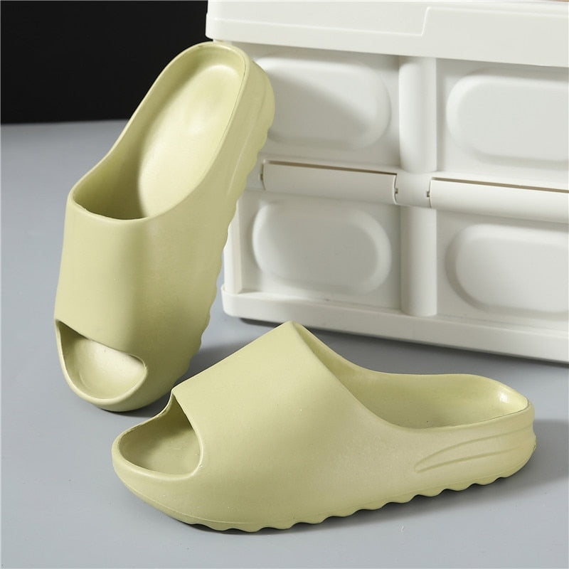 ElliesSlippers | Yeezy-Style Slippers for Women-Green-5.0-6.0-State of Style