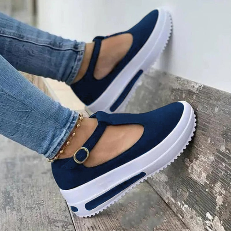ElliesSneaks | Orthopaedic Sneakers for Women-Blue-4.5-State of Style