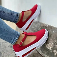 ElliesSneaks | Orthopaedic Sneakers for Women-Red-4.5-State of Style