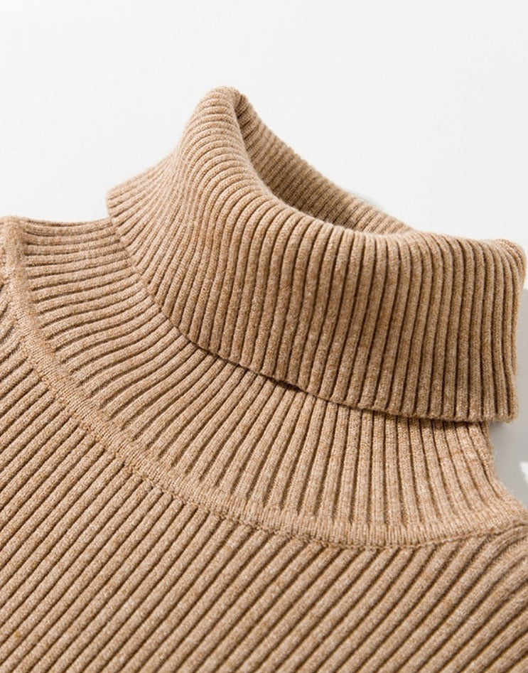 EllieSweater | Turtleneck Sweater for Women-Black-One size-State of Style