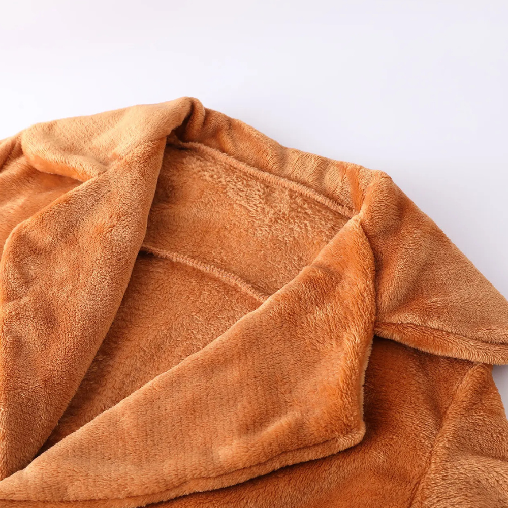 Ellle - Warm Teddy Winter Coat for Women-Blue-XS-State of Style