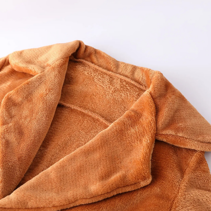 Ellle - Warm Teddy Winter Coat for Women-Blue-XS-State of Style