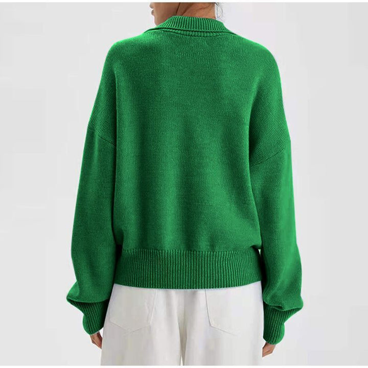ElsannesTrui | Women's Sweater-Green-S-State of Style