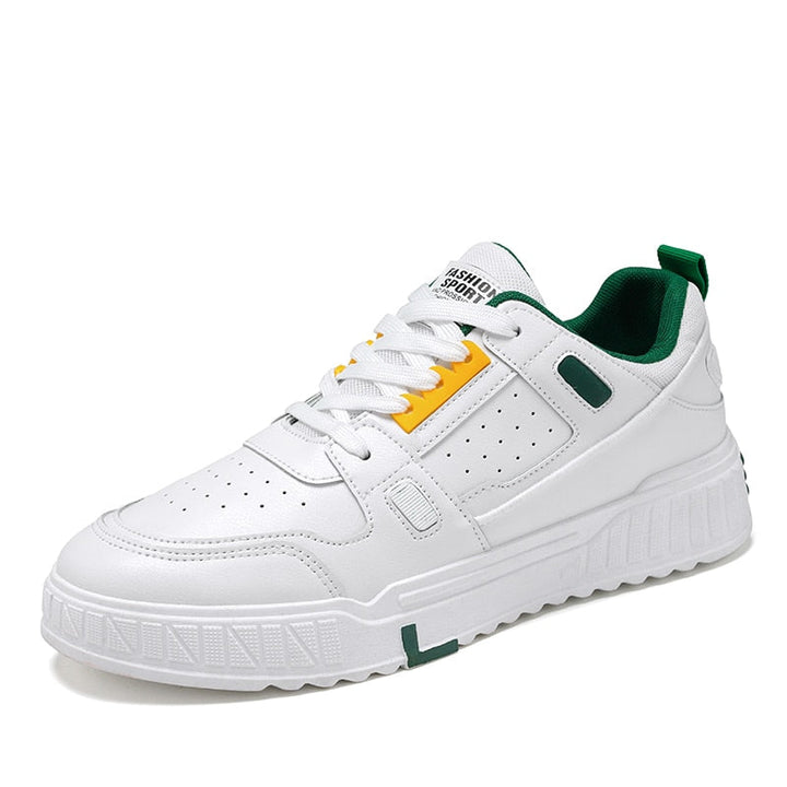 ElsaSneaks | Casual Shoes for Men-White-Green-8.0-State of Style