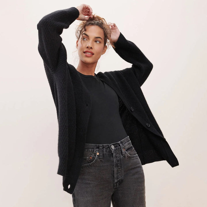Emery Cosy Cardigan-Black-XS-State of Style