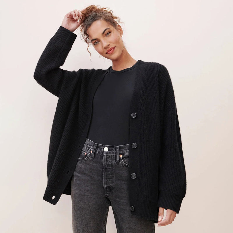 Emery Cosy Cardigan-Black-XS-State of Style