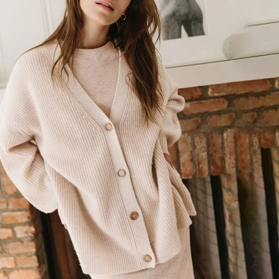 Emery Cosy Cardigan-Oatmeal-XS-State of Style