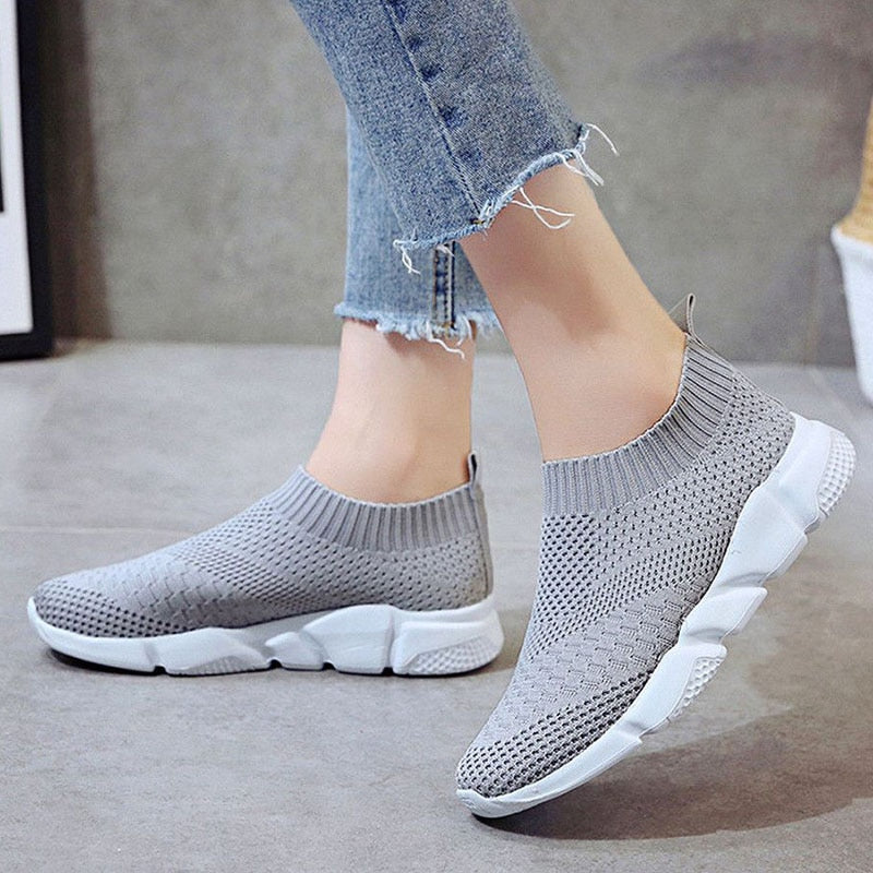 EmiliaSneaks | Women's Sneakers-Grey-6.0-State of Style