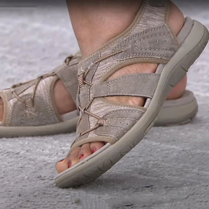 Emily Sandals | Comfortable & Stylish-Beige-4.5-State of Style
