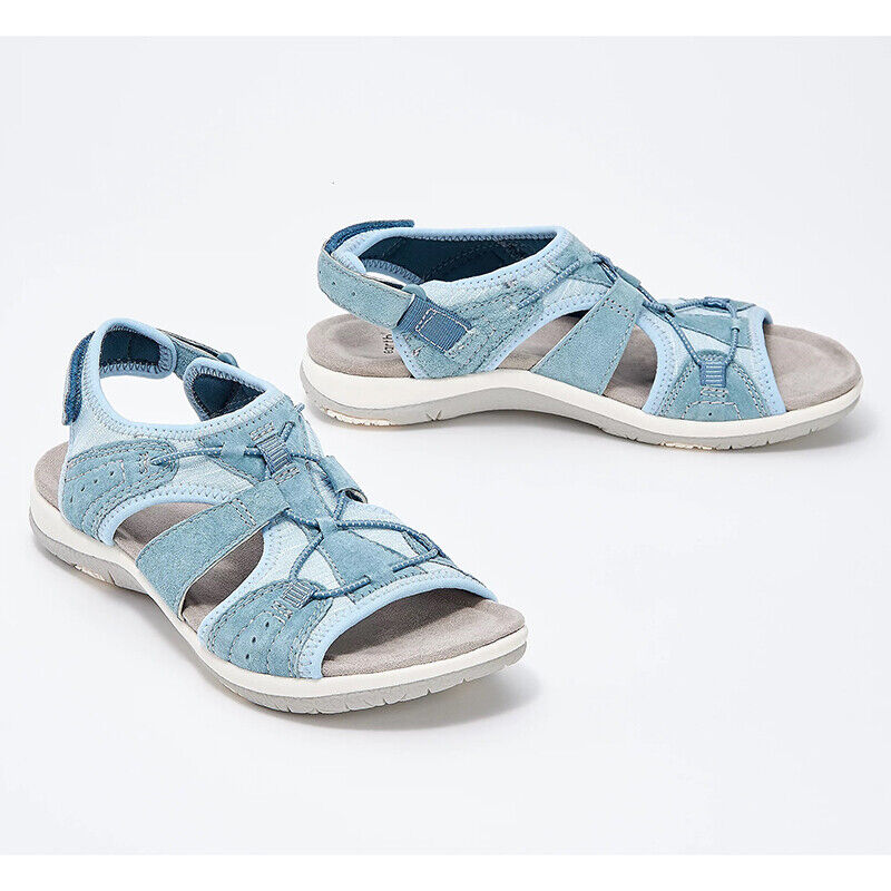 Emily Sandals | Comfortable & Stylish-Light Blue-4.5-State of Style