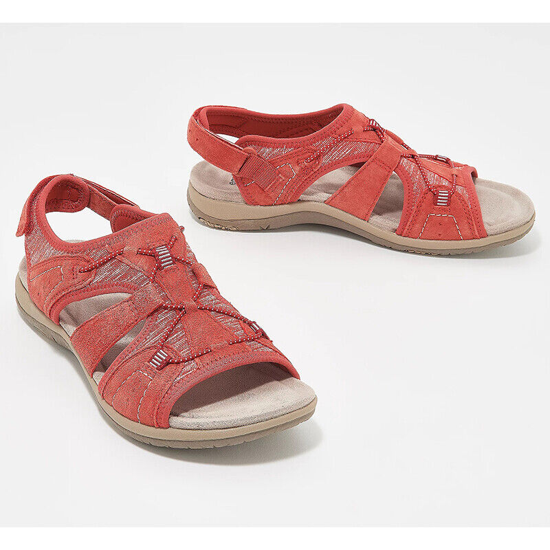 Emily Sandals | Comfortable & Stylish-Red-4.5-State of Style