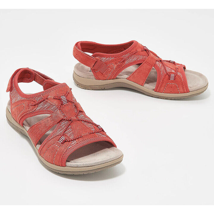 Emily Sandals | Comfortable & Stylish-Red-4.5-State of Style