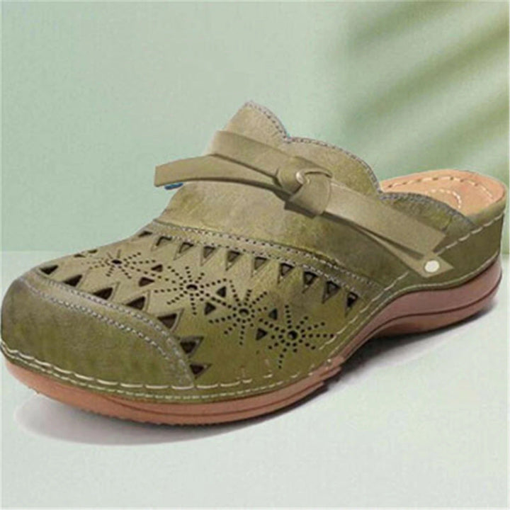 Emma - Orthopedische Comfortabele Bruine Loafers-Legergroen-36-State of Style