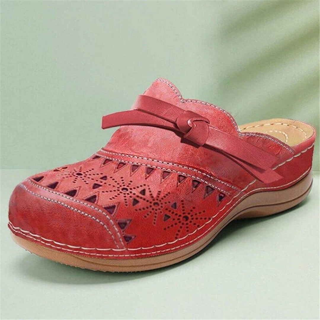 Emma - Orthopedische Comfortabele Bruine Loafers-Rood-36-State of Style