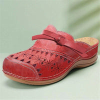 Emma - Orthopedische Comfortabele Bruine Loafers-Rood-36-State of Style