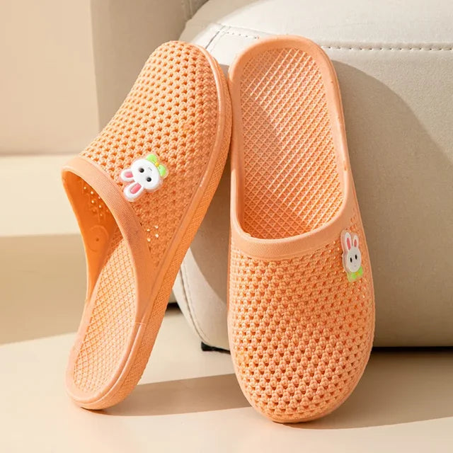 Emma - Orthopedische Roze Ademende Pantoffels-Oranje-36-State of Style